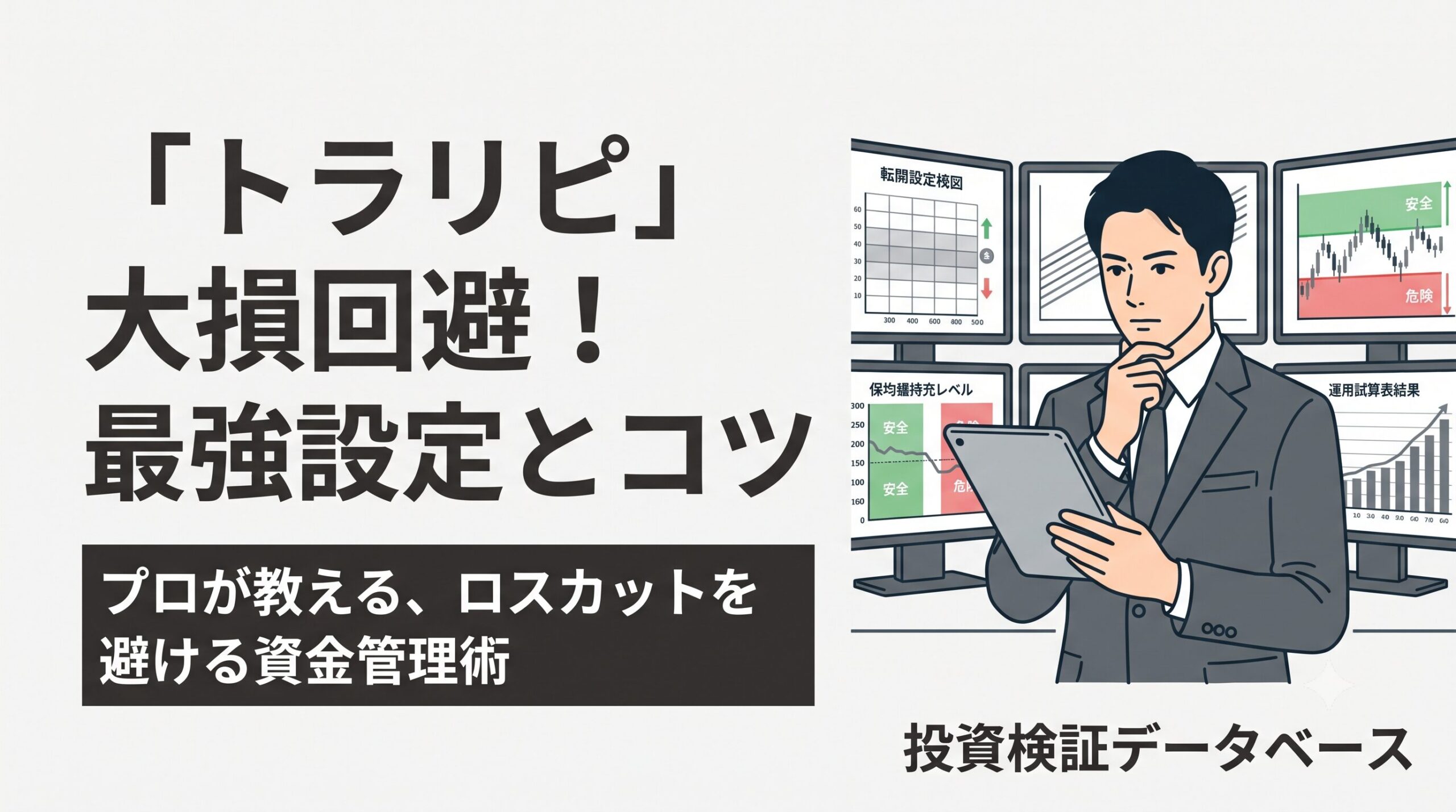 「トラリピで大損」の真相！「儲からない」と後悔する前に必見の最強設定と取引のコツ
